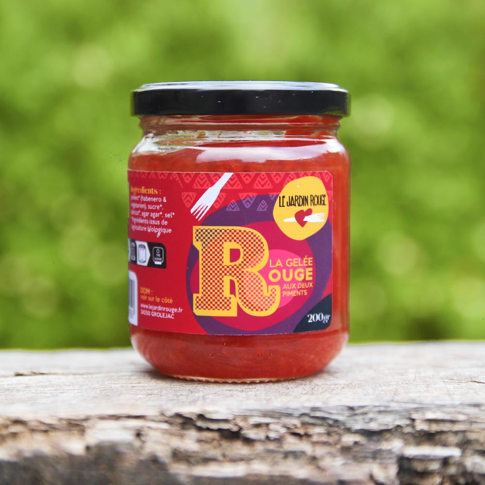 Gelée rouge aux 2 piments